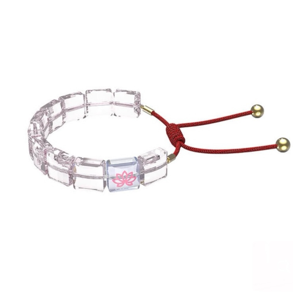 Swarovski Letra Pink Lotus Bracelet